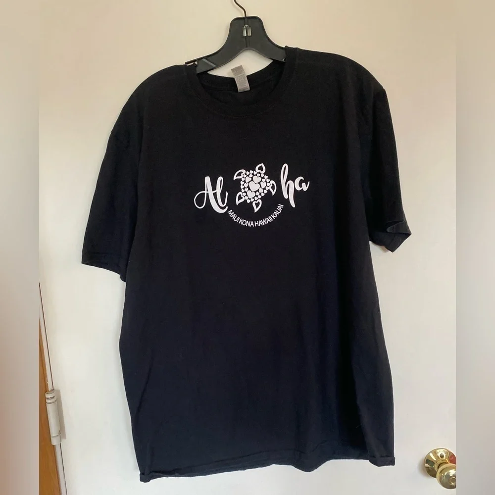 Gilden extra large hundred percent cotton, aloha, graphic tee - Picture 1 of 6